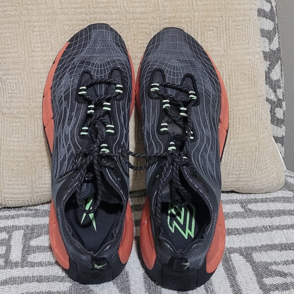 MENS Black and Orange REEBOK Athletic Shoes